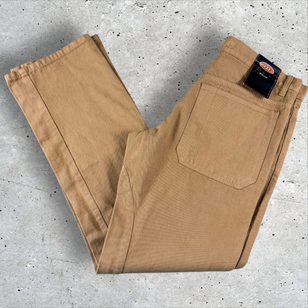 Y2K Deadstock Lugz Double Knee Pants‎ 32x32 Tan Khaki Workwear NWT